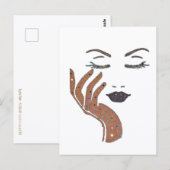 KEEP IT CUTE SERIE - BRAUN POSTKARTE (Vorne/Hinten)