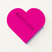 KEEP IT CUTE SERIE - NAVYBLAU NOTIZBLOCK (Rückseite)
