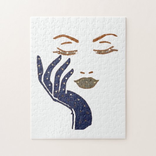 KEEP IT CUTE SERIE - NAVYBLAU PUZZLE (Vertikal)