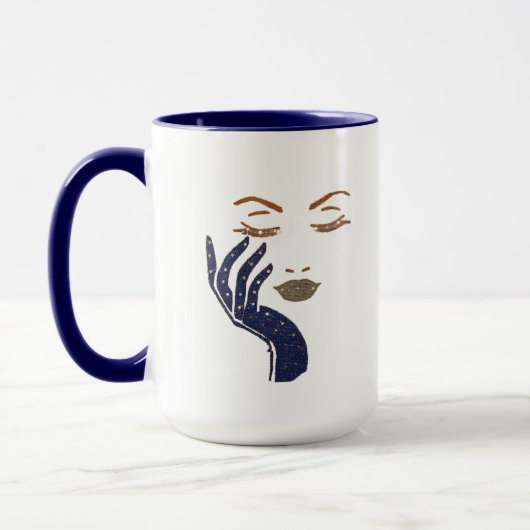 KEEP IT CUTE SERIE - NAVYBLAU TASSE (Links)