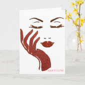 KEEP IT CUTE SERIE -ROT KARTE (Gelbe Blume)