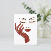 KEEP IT CUTE SERIE -ROT POSTKARTE (Stehend Vorderseite)