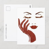 KEEP IT CUTE SERIE -ROT POSTKARTE (Vorne/Hinten)