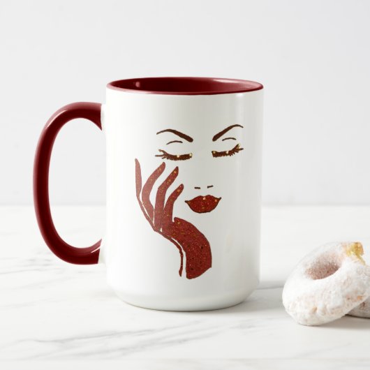KEEP IT CUTE SERIE -ROT TASSE (Mit Donut)