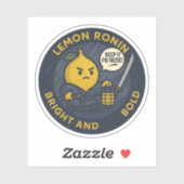 Keep It Fig-tastic Samurai Lemon  Aufkleber (Blatt)