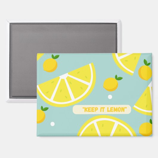 Keep It Lemon Magnet (Vorderseite/Rückseite)