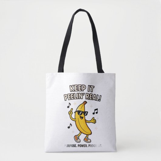 Keep It Real Tote Bag Tasche (Vorderseite)