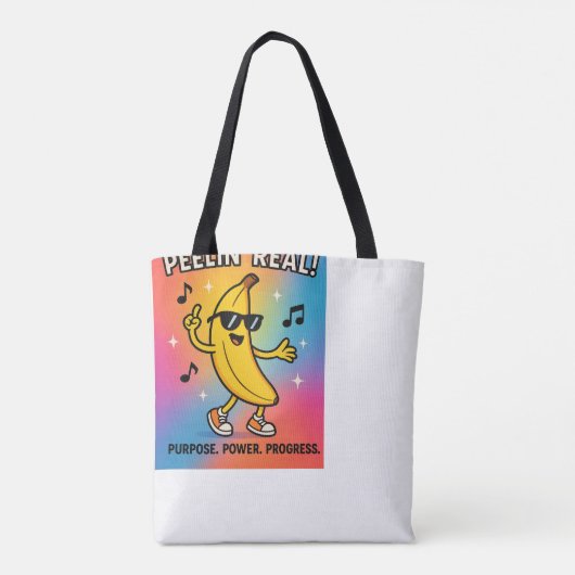Keep It Real Tote Bag Tasche (Rückseite)