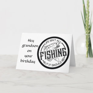 **KEEP IT REEL** ON **GRANDSON'S BIRTHDAY** CARD KARTE