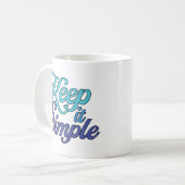 Keep it Simple Mug (Blue) Kaffeetasse (Vorderseite Links)