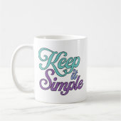 Keep it Simple Mug (Purple) Kaffeetasse (Links)