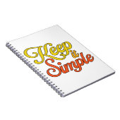 Keep It Simple Notebook (Yellow) Notizblock (Rechte Seite)