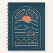 Keep It Simple Spiral Notebook Notizblock (Vorderseite)