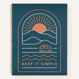 Keep It Simple Spiral Notebook Notizblock