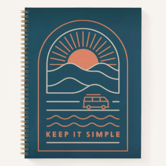 Keep It Simple Spiral Notebook Notizblock