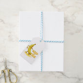Keep It Tide – Lustige Banane-Typografie Minimalis Geschenkanhänger (Mit Garn)