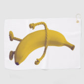 Keep It Tide – Lustige Banane-Typografie Minimalis Golfhandtuch (Horizontal)