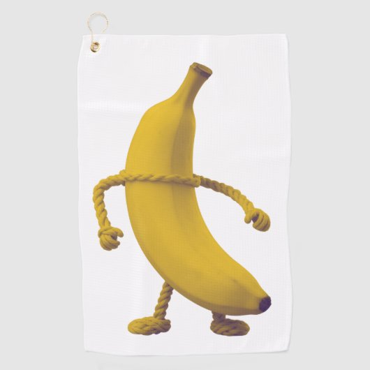 Keep It Tide – Lustige Banane-Typografie Minimalis Golfhandtuch (Vorderseite)