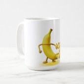 Keep It Tide – Lustige Banane-Typografie Minimalis Kaffeetasse (Vorderseite Links)