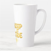 Keep It Tide – Lustige Banane-Typografie Minimalis Milchtasse (Rechts)