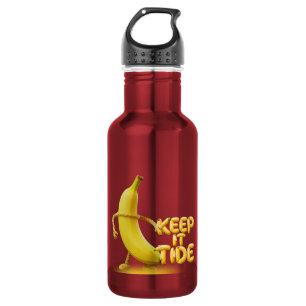 Keep It Tide – Lustige Bananen-Typografie Minimali Edelstahlflasche