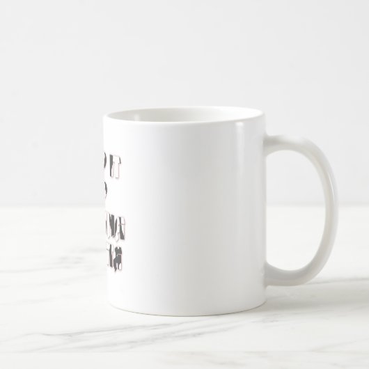 Keep It Up / Hakuna Matata Kunstdruck Kaffeetasse (Rechts)