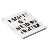 Keep It Up / Hakuna Matata Kunstdruck Notizblock (angewinkelt)