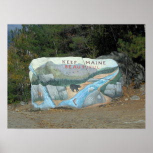 Keep Maine Beautiful Poster