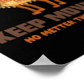 Keep Moving Poster (Ecke)