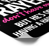 Keep My Husband In Your Prayers Funny Saying Quote Poster (Ecke)