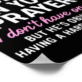 Keep My Husband In Your Prayers Funny Saying Quote Poster (Ecke)