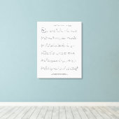 Keep Of The Promise Noten Leinwand Druck (Insitu (Holzboden))