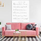 Keep Of The Promise Noten Leinwand Druck (Insitu (Wohnzimmer))