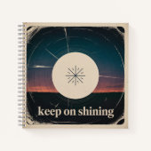 Keep On Shining Notizblock (Vorderseite)