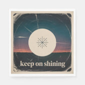 Keep On Shining Serviette (Vorderseite)
