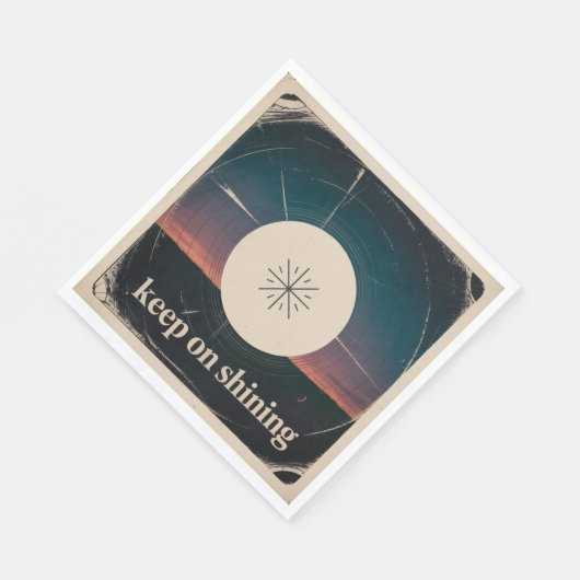 Keep On Shining Serviette (Ecke)