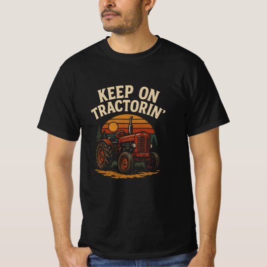 Keep on Tractorin T-Shirt (Vorderseite)