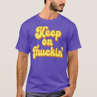 Keep on Truckin 1970er Jahre Gelb Vintage Retro T-Shirt