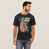 Keep On Trucking Flag Us T-Shirt (Vorne ganz)