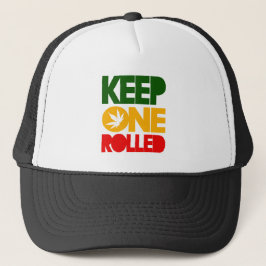 Keep one rolled - Herb Rasta Reggae - Trucker Cap Truckerkappe