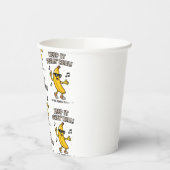 Keep Peelin  Cloth Napkin Pappbecher (Links)