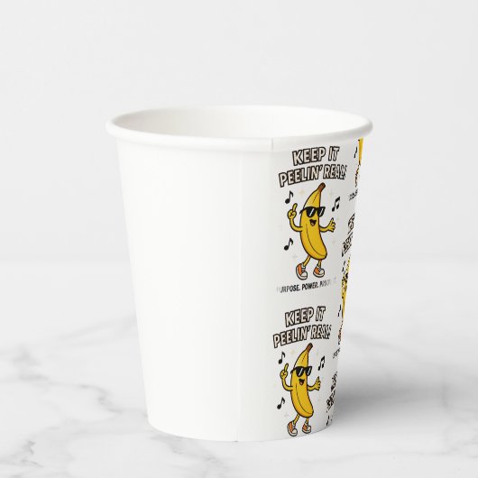 Keep Peelin  Cloth Napkin Pappbecher (Rechts)