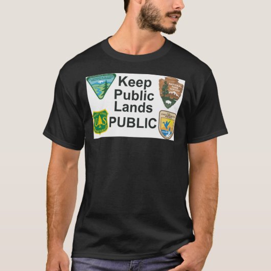 KEEP PUBLIC LANDS PUBLIC Classic T-Shirt (Vorderseite)
