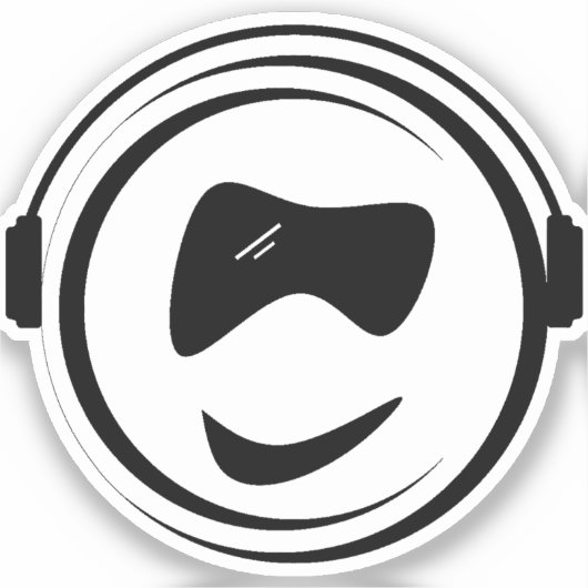 Keep Smile Aufkleber (Vorderseite)