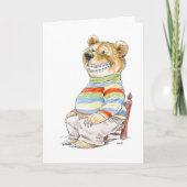 Keep Smiling Braces Bear Card Karte (Vorderseite)