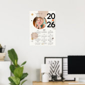 Keep Smiling Foto-Kalender 2026 Poster 18x24 (Heimbüro)