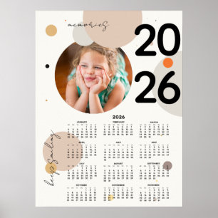 Keep Smiling Foto-Kalender 2026 Poster 18x24
