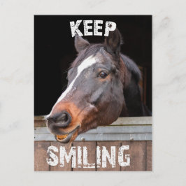 Keep Smiling! Postkarte
