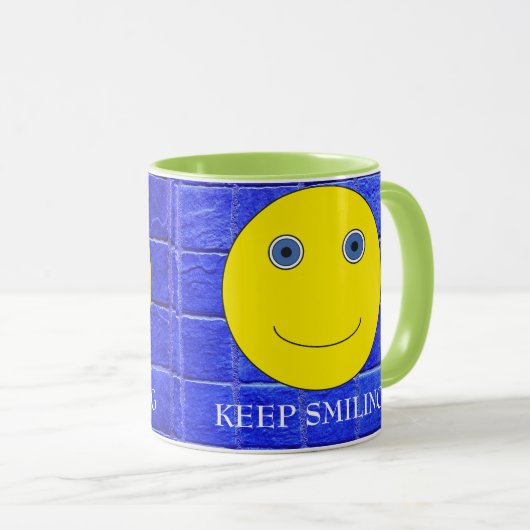 Keep Smiling Tasse (VorderseiteRechts)