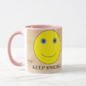 Keep Smiling Tasse (Links)